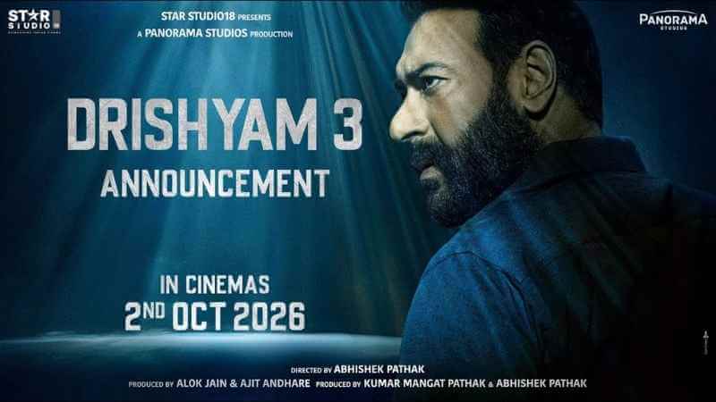 Ajay Devgn’s Drishyam 3 Gets Official Release Date, Fans Await Next Chapter
