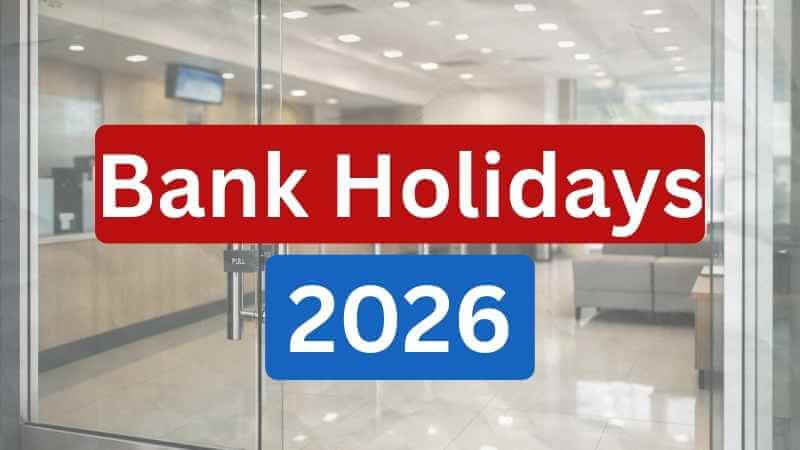 2026 Bank Holidays in India - Complete List of Days Banks Will Remain Closed