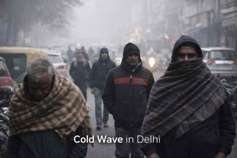 Cold Wave in Delhi as Minimum Temperature Drops to 8.1°C, Air Quality Poor