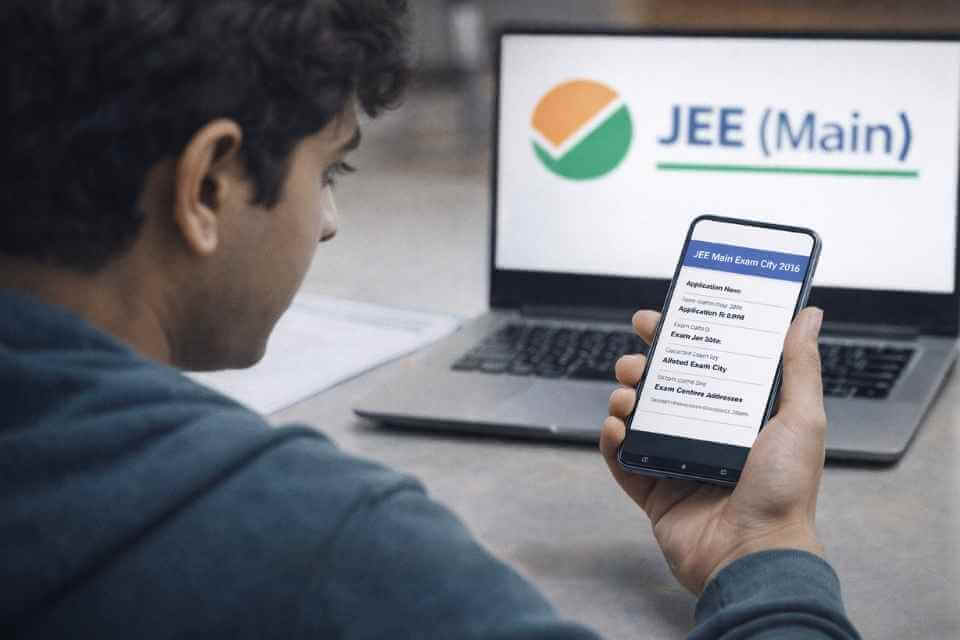 JEE Main 2026 City Slip for Session 1 Out - Download from NTA Portal