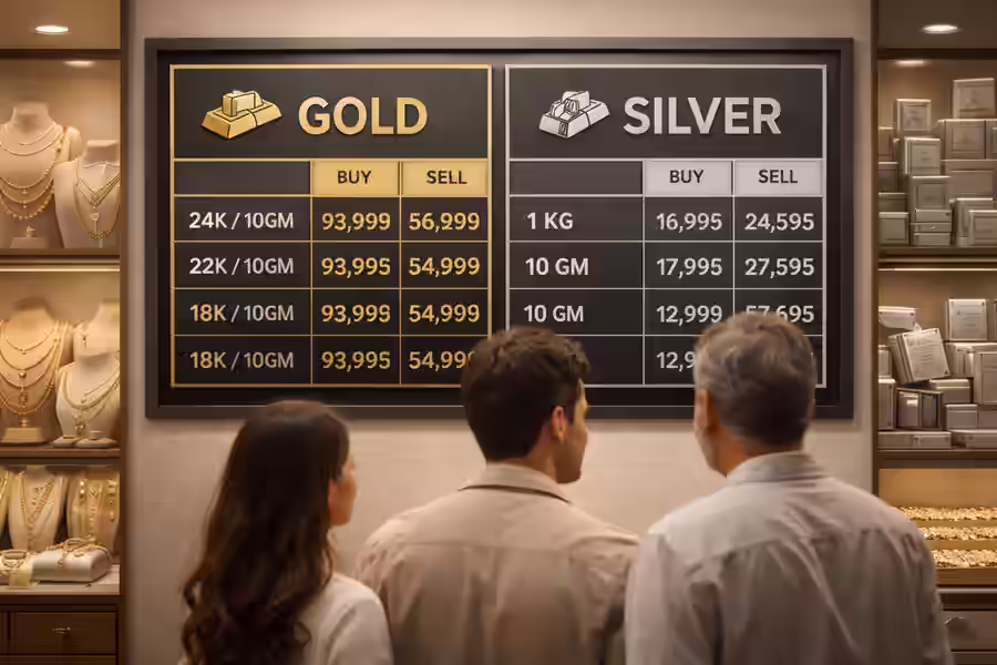 Gold, Silver Prices Today - Feb 6, 2026 Rates in Delhi, Chennai, Kolkata and Other Cities