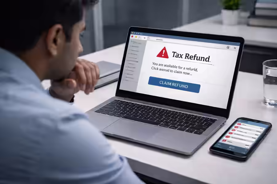 Cyber Fraud Surge Linked To ITR Filing Tax Refund Scams