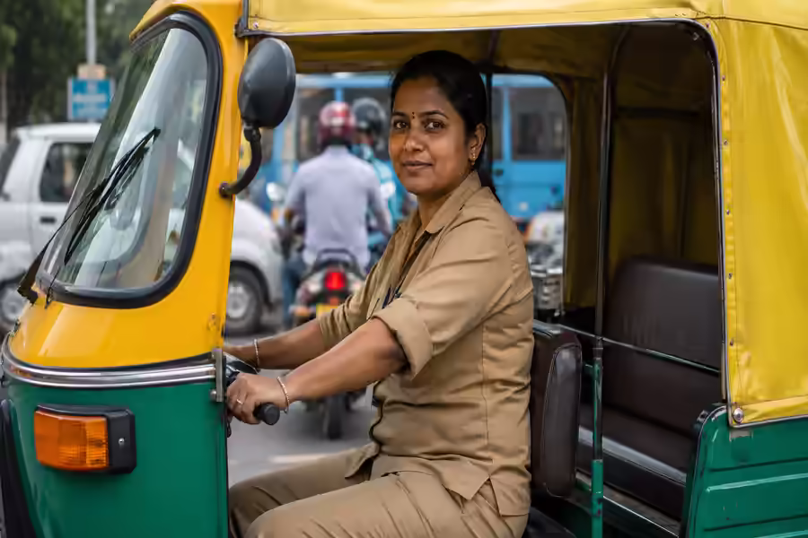 Woman Auto Driver Success Story