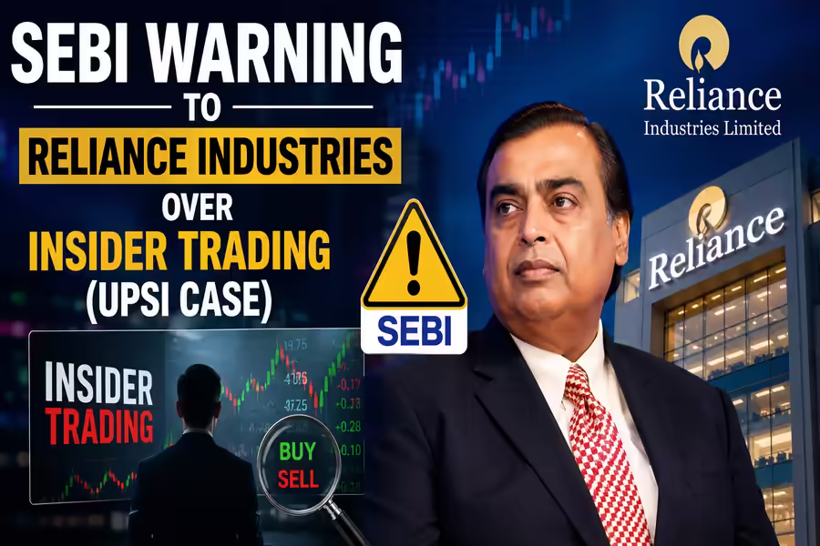 रिलायंस इंडस्ट्रीज पर इनसाइडर ट्रेडिंग का मामला, SEBI की चेतावनी से बढ़ी कंपनी की चिंता