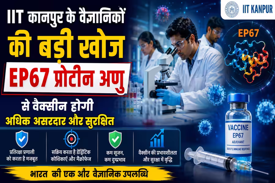 IIT कानपुर के वैज्ञानिकों ने खोजा EP67 प्रोटीन मॉलिक्यूल, अब टीके होंगे ज्यादा असरदार और सुरक्षित