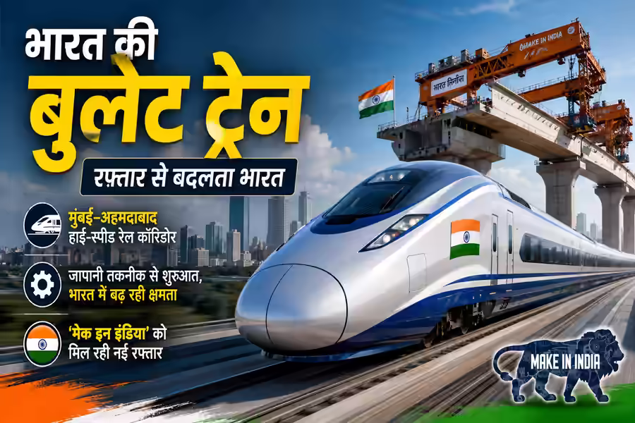 बुलेट ट्रेन से मेक इन इंडिया को नई रफ्तार, जापान के साथ औद्योगिक क्रांति की ओर बढ़ा भारत