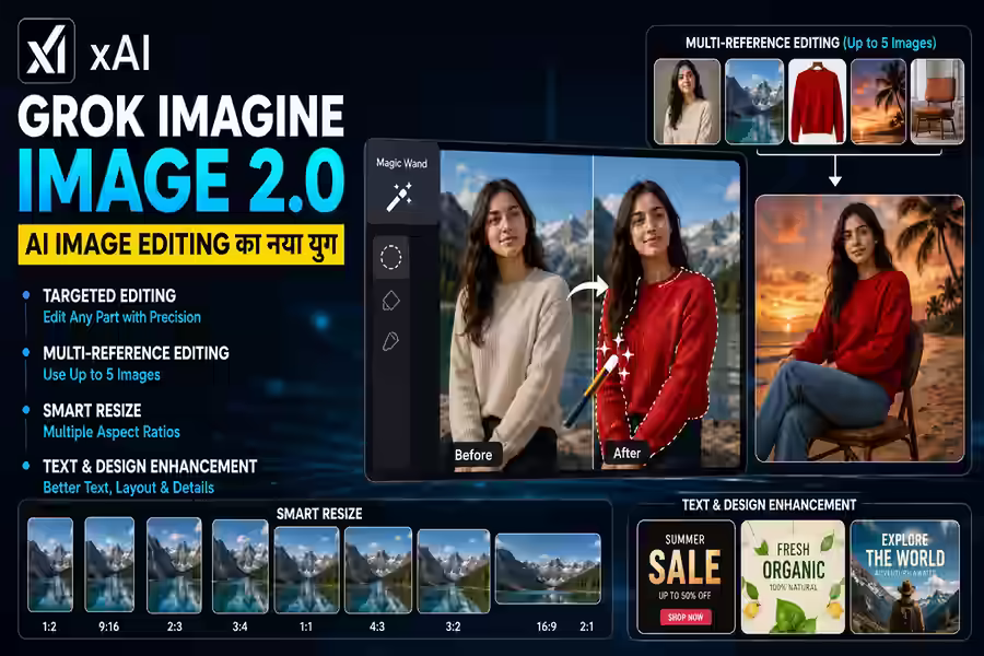 Grok Imagine Image 2.0 लॉन्च, अब फोटो एडिटिंग होगी और आसान