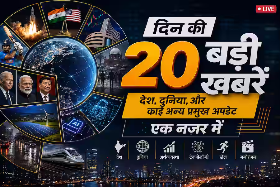 आज की टॉप खबरें: 3 सितंबर के देश-दुनिया, खेल और मनोरंजन के सभी बड़े अपडेट