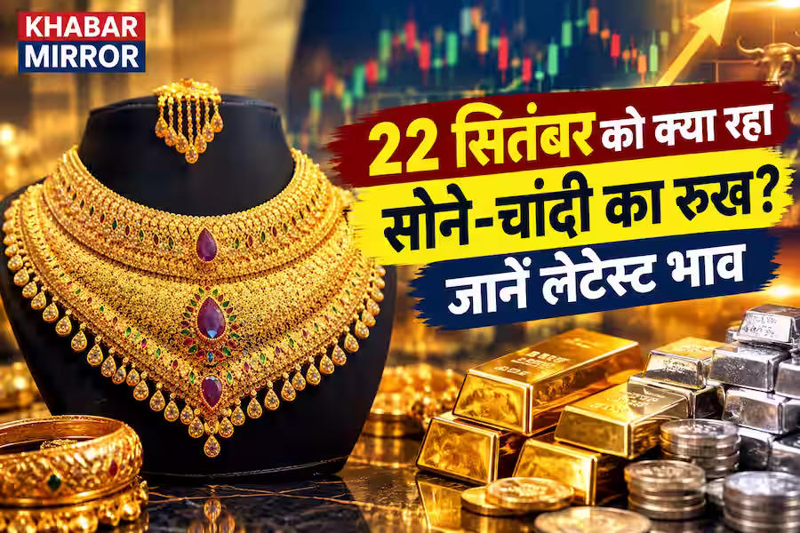 Gold Silver Price 22 September: सोना-चांदी के दाम में गिरावट, गोल्ड ₹1.53 लाख प्रति 10 ग्राम; जानें आज के ताजा रेट