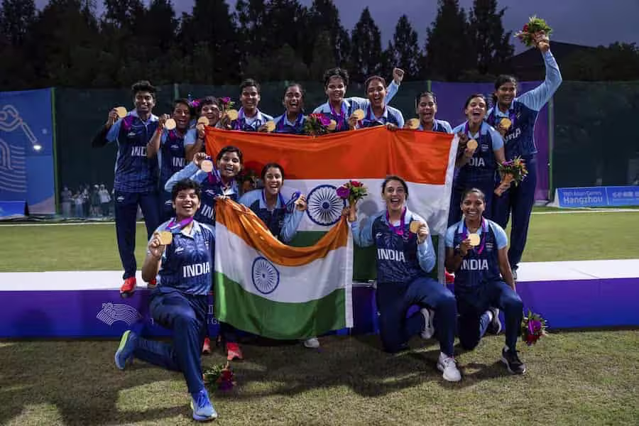 एशियन गेम्स में फिर चैंपियन बनीं भारतीय महिलाएं, श्रीलंका को हराकर लगातार दूसरी बार जीता गोल्ड